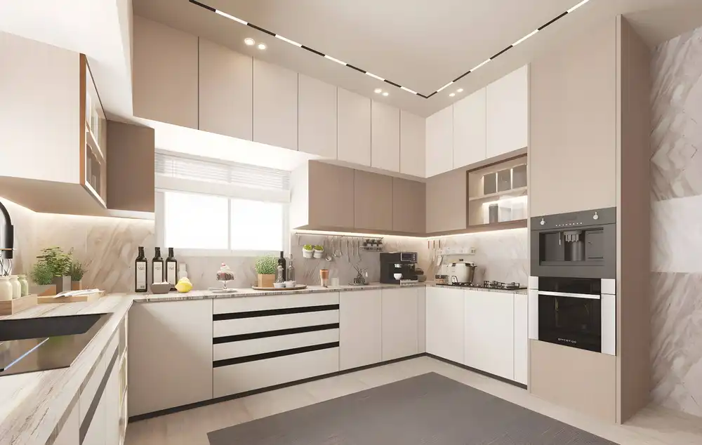 Premium modular kitchen and luxury home interior design in Varanasi by Onex Interiors