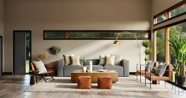 Living room interior design for hall in Varanasi